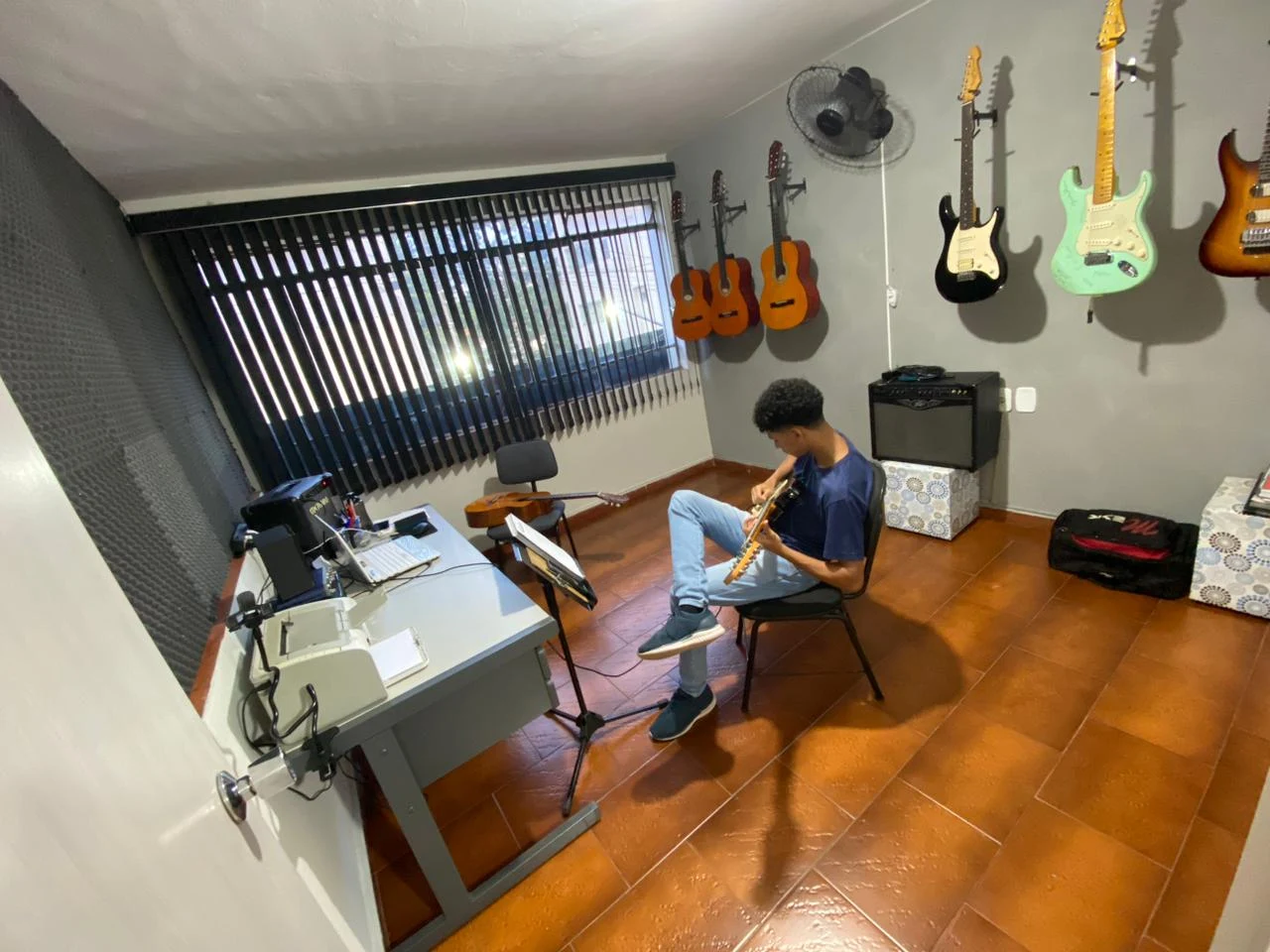 Foto da sala de aula